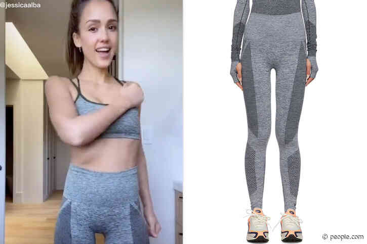 Jessica Alba Loves This Matching Workout Set So Much, She Owns It in Multiple Colors