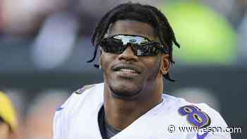 Ravens' Lamar Jackson working out with AB