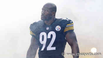 Look: James Harrison cracks an egg with his bicep