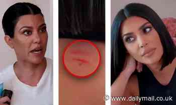 Kim Kardashian tends to scratches as Kourtney breaks down after physical fight