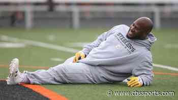 LOOK: Former Steelers star James Harrison cracks a raw egg with his bicep