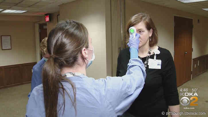 Coronavirus In Pittsburgh: St. Clair Hospital Screens Employees When They Come To Work For Added Protection