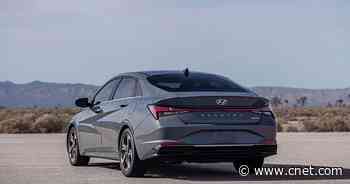 2021 Hyundai Elantra Hybrid looks striking in gray     - Roadshow