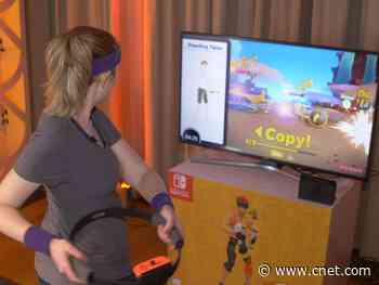 Nintendo's Ring Fit Adventure rhythm dance mode is my perfect workout     - CNET