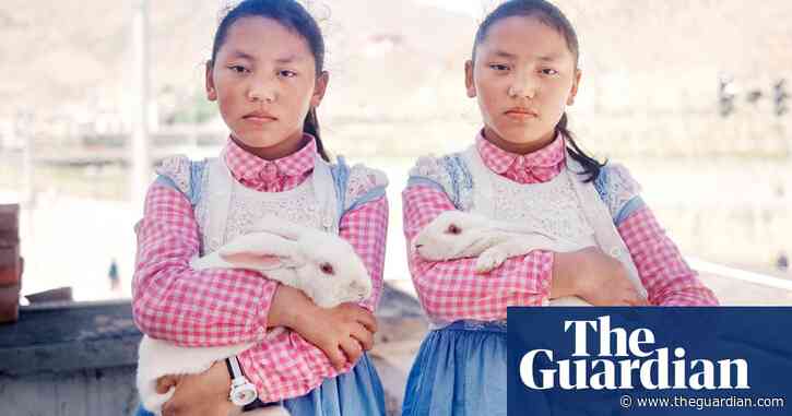 Rinchen Ato's best photograph: Tibetan twins and their albino rabbits