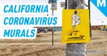 This artist is using her murals to help motivate people during the pandemic