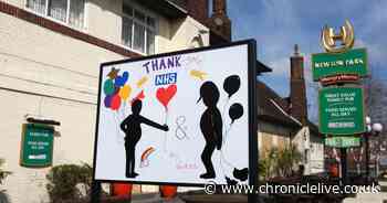 Billboards praising NHS heroes pop up near Newcastle pubs amid Covid-19 crisis