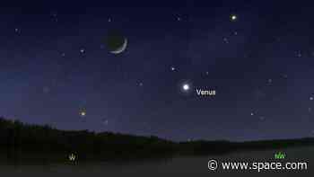 April is the month of Venus! See the 'evening star' at its brightest
