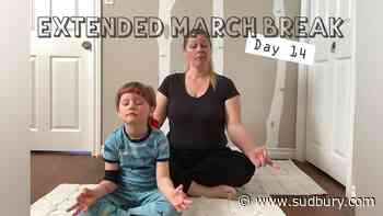 Video: Tommy and his mommy, Day 14 — yoga!