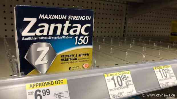 Popular heartburn medication Zantac recalled in U.S., but not yet in Canada