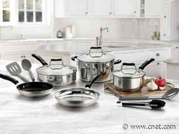 A 12-piece $80 Cuisinart cookware set to get you going in the kitchen     - CNET