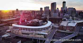 Drone footage shows dramatic slowdown of life in the Twin Cities
