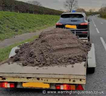 Vehicle banned after driver caught dropping load in Warrington - Warrington Guardian