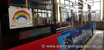 Warrington's Own Buses display children's rainbow drawings - Warrington Guardian