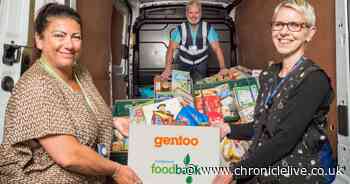 Sunderland Foodbank and Gentoo deliver food parcels to residents