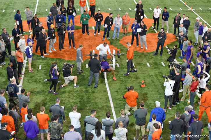 NFL draft preparation turns into a home game for Rams’ scouts, execs