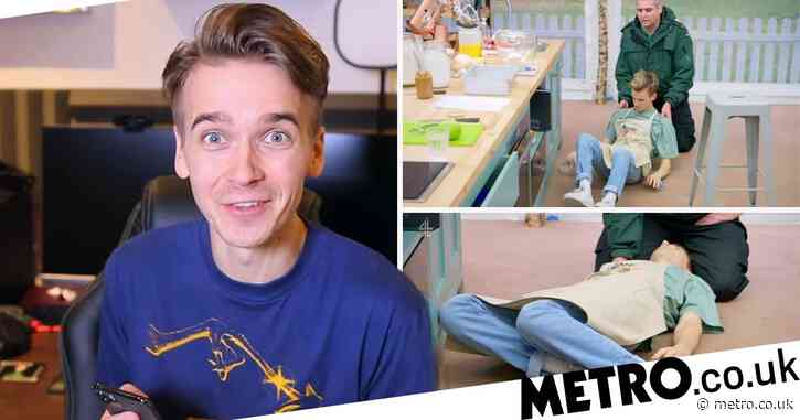Joe Sugg reveals the real reason why he fainted during Celebrity Bake Off and it’s pretty gross