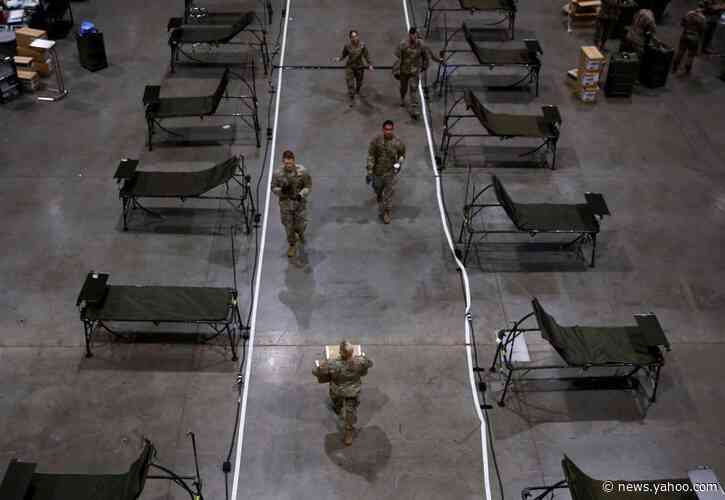 U.S. Army rolls into Seattle with field hospital built for combat