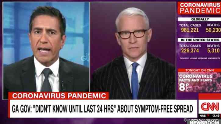 ‘Inexcusable’: Dr. Sanjay Gupta Goes Off on Georgia Governor’s ‘Stunning’ Coronavirus Admission