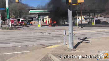 Car Destroyed In Fire At Emsworth Gas Station