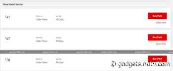 Vodafone Launches Rs. 47, Rs. 67, Rs. 78 Packs With Up to 90 Days Validity, Caller Tune Benefits