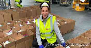 Vicky Pattisons sends 600 care packages to elderly in Gateshead