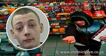 See robber who started crying while robbing a Spar in Blyth at knifepoint