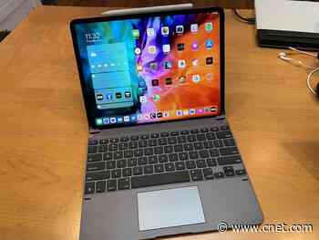 Hands-on with the iPad Pro's first trackpad keyboard case     - CNET