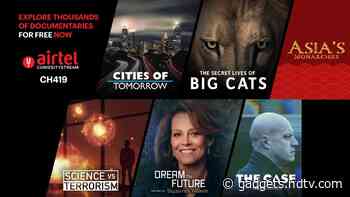 Airtel Digital TV Launches CuriosityStream Channel, Available for Free