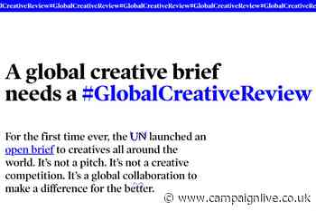 Creatives launch feedback platform for UN open brief with #GlobalCreativeReview