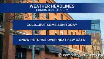 Edmonton weather for Thursday, April 2 - CTV News