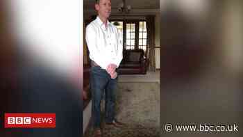 Coronavirus: Couple host virtual wedding ceremony in living room