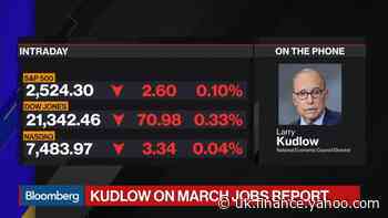 White House's Kudlow on Payrolls, Loan Relief, China Tariffs and OPEC