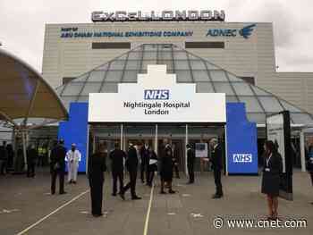 Coronavirus field hospital opens at London Comic Con venue     - CNET