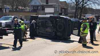 Crews On Scene After Car Flips Over On Route 30