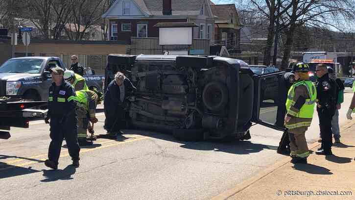 1 Injured After Rollover Crash On Route 30 In East McKeesport