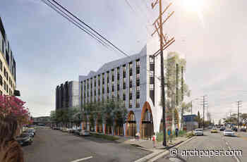 Tighe Architecture designs a steeply-arched complex in newly developing portion of Los Angeles - The Architect's Newspaper