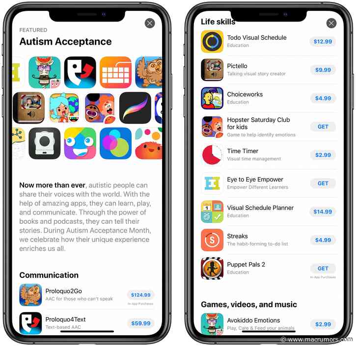 Apple Highlights Useful Apps, Accessibility Tips and More for Autism Acceptance Day