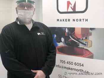 Maker North produces face shields for health sector