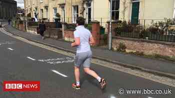 Coronavirus: Bristol street lines to 'urge runners off pavement'