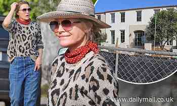 Michelle Pfeiffer dons Catwoman-inspired sweater to oversee renovations on $22.5M LA mansion