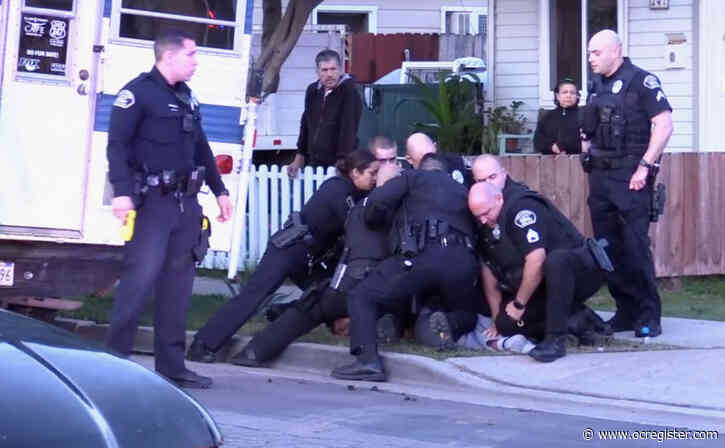 DA clears Fullerton police in death of man who fought officers