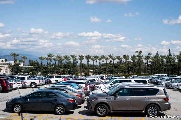 Busy stadiums? Rental cars flood Dodger, Angel stadium parking lots