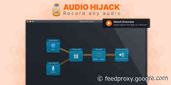 YouTube Live and Twitch streaming now available in Audio Hijack from Rogue Amoeba