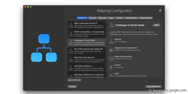 iMazing releases Apple Configurator alternative and a new configuration profile editor