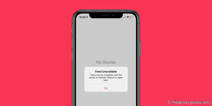 Apple News is down for many users [update: fixed]