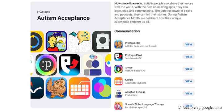 Autism apps highlighted by Apple on World Autism Awareness Day