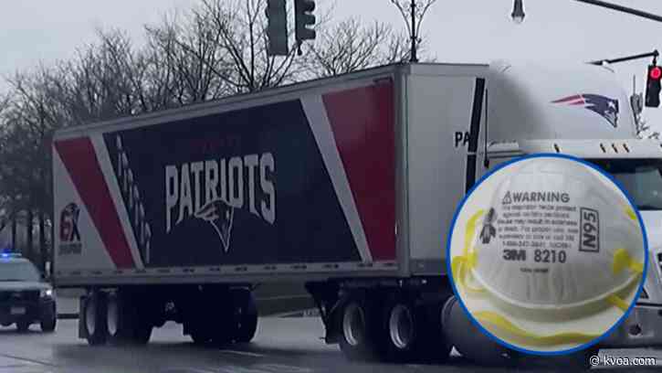 New England Patriots deliver 300K masks to healthcare workers in NY fighting COVID-19 pandemic
