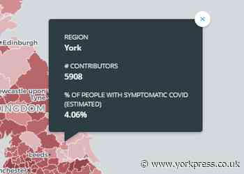 More than 4 per cent of York residents estimated to have Covid-19 symptoms