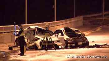 Man, 28, dies in crash in north Etobicoke, three others hurt